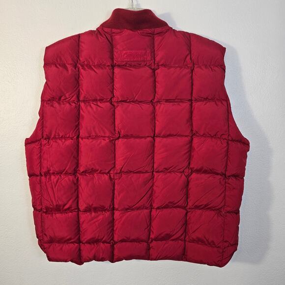 Cabela's Premier Northern Goose Down Vest Men's XLT Red Puffer Zip Up Outdoors - Picture 2 of 12